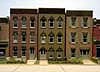 11400 Townhouse Flats/3 Fronts Only - HO Scale HO Scale Kits (Click for larger picture)