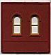 30103 Dock Level Arched Window HO Scale Modular System (Click for larger picture)