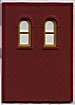30109 Two-Story Arched 2-Window (High) HO Scale Modular System (Click for larger picture)