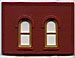 30112 One-Story Arched Window HO Scale Modular System (Click for larger picture)