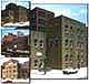 36100 Arched Window Industrial Building - HO Scale HO Modular System Designer Bulk Packs (Click for larger picture)