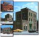 36200 Rectangular Window Industrial Building - HO Scale HO Modular System Designer Bulk Packs (Click for larger picture)