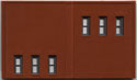 60123 Two-Story 6-Windows N Scale Modular System (Click for larger picture)