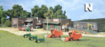 66100 Olsen Feed & Larsen's Implement - N Scale N Scale Gold Kits (Click for larger picture)
