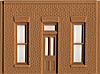 90104 Street/Dock Level Rectangular Entry O Scale Modular System (Click for larger picture)