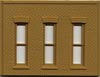 90105 Rectangular Window O Scale Modular System (Click for larger picture)
