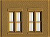 90106 Double Rectangular Window O Scale Modular System (Click for larger picture)