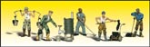 A2128 Roofers (N Scale) Scenic Accents<sup>®</sup> N Scale(Figures) (Click for larger picture)