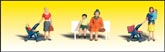 A1832 Moms & Kids - HO Scale Scenic Accents<sup>®</sup> HO Scale (Figures) (Click for larger picture)