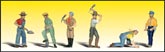 A2723 Track Workers (O scale) Scenic Accents<sup>®</sup> O Scale (Figures) (Click for larger picture)