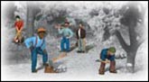 A2735 Lumberjacks (O scale) Scenic Accents<sup>®</sup> O Scale (Figures) (Click for larger picture)