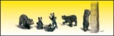 A2737 Black Bears (O scale) Scenic Accents<sup>®</sup> O Scale (Figures) (Click for larger picture)