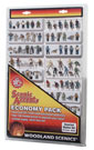 A2052 Economy Pack - Assorted Worker Set (HO scale) Scenic Accents<sup>®</sup> Economy Packs (Click for larger picture)