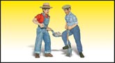 A2533 Doug and Phil Shoveler (G  scale) Scenic Accents<sup>®</sup> G Scale (Figures) (Click for larger picture)