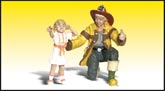A2539 Fireman Bill & Betsy (G scale) Scenic Accents<sup>®</sup> G Scale (Figures) (Click for larger picture)