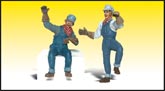 A2540 Earl & Eddie Engineer (G scale) Scenic Accents<sup>®</sup> G Scale (Figures) (Click for larger picture)