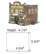 BR5022 Harrison's Hardware (HO scale) Built-&-Ready<sup>®</sup> Landmark Structures HO Scale (Click for larger picture)