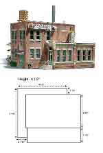BR5026 Clyde & Dale's Barrel Factory (HO scale) Built-&-Ready<sup>®</sup> Landmark Structures HO Scale (Click for larger picture)