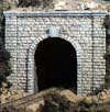 C1153 N Scale Cut Stone Single (2 ea.) Tunnel Portals (Click for larger picture)