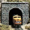 C1155 N Scale Random Stone Single (2ea.) Tunnel Portals (Click for larger picture)