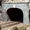 C1157 N Scale Cut Stone Double  (2 ea.) Tunnel Portals (Click for larger picture)