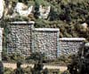C1161 N Scale Random Stone (6 ea.) Retaining Walls (Click for larger picture)