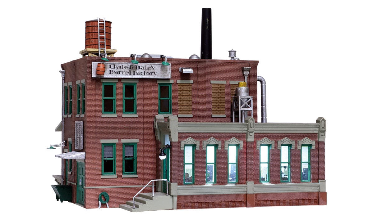 Dale's Barrel Factory - HO Scale - HO Scale - Woodland Scenics - Model 