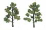 TR1512 Light Green 5"- 6"(2 pkg) Ready Made Realistic Trees (Click for larger picture)