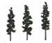 TR1562 Conifer Green 6"- 7"(3 pkg) Ready Made Realistic Trees (HO Scale) (Click for larger picture)