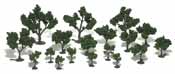 TR1111 3/4"- 3" Medium Green (21 pkg) Realistic Tree Kits (Click for larger picture)