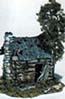 M101 Abandoned Log Cabin Mini-Scene<sup>®</sup> (Click for larger picture)