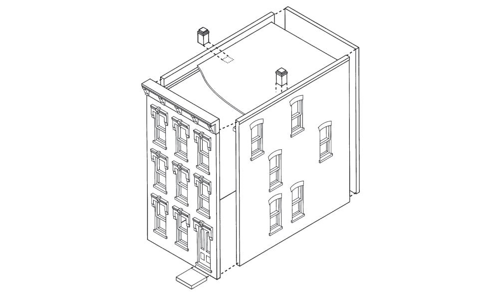 Townhouse #1 - HO Scale Kit
