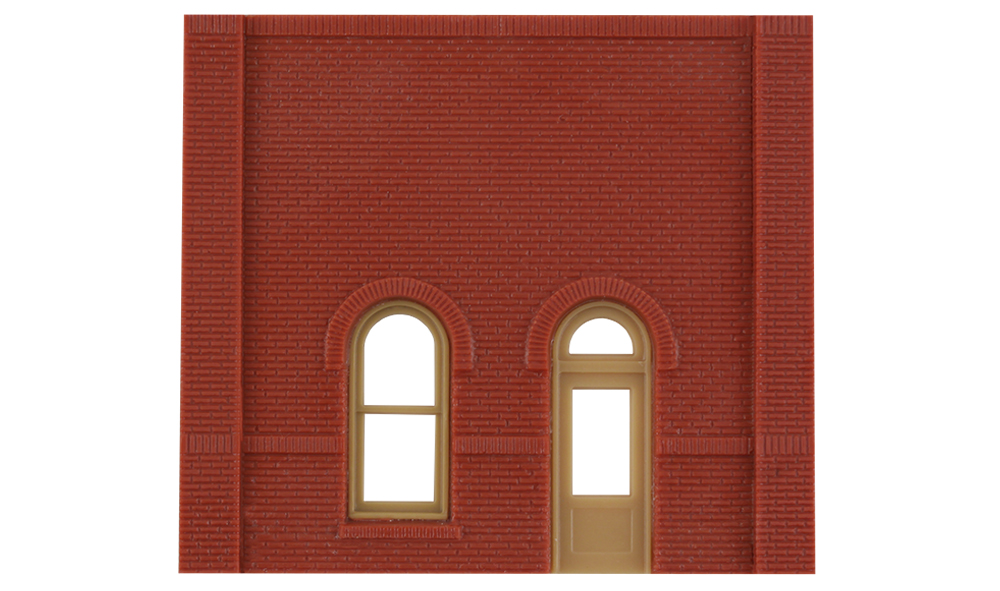 Street Level Arched Entry - Four sections per package
2 11/16" w x 2 11/16" h (6