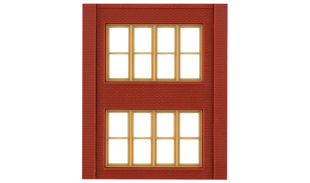 Two-Story Victorian Window - Four sections per package
2 11/16" w x 3 11/16" h (6