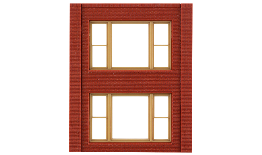Two-Story 20th Century Window - Four sections per package
2 11/16" w x 3 11/16" h (6