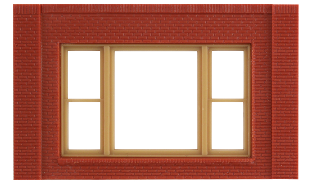 One-Story 20th Century Window - Four one-story wall sections per package
2 11/16" w x 1 7/8" h (6