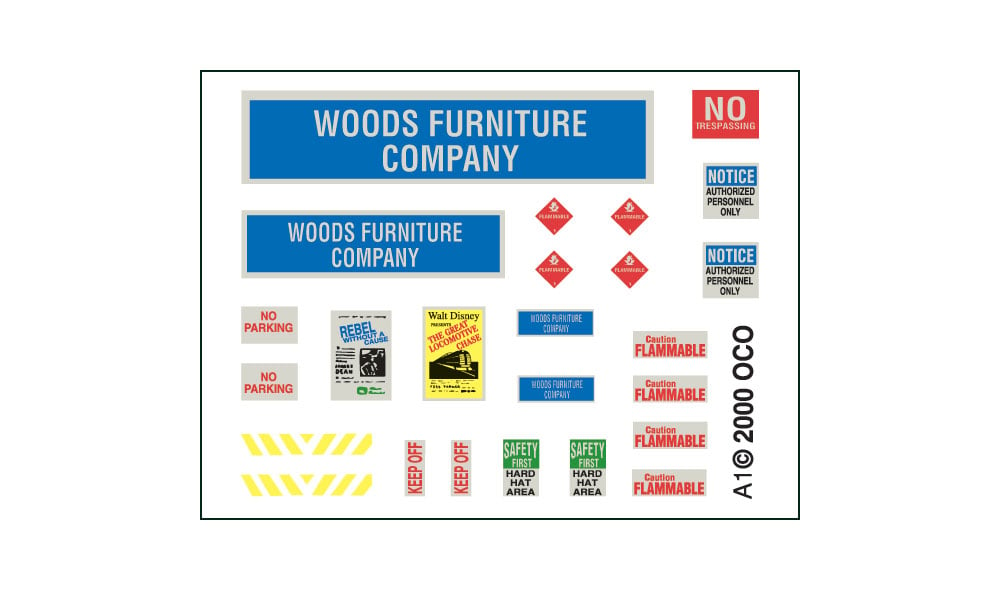 Woods Furniture Co - N Scale Kit