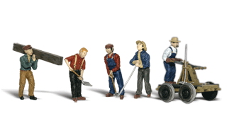 Woodland Scenics City Workers O Scale Model Figures - WOOA2742