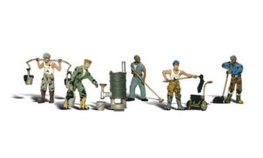 Woodland Scenics A2148 Track Workers N Scale Figures 724771021483 for sale online 