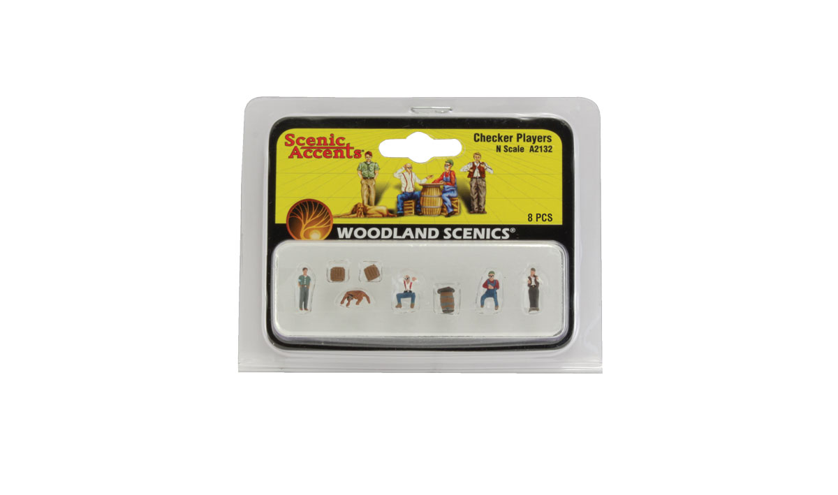 A2132 Woodland Scenics N Gauge Checker Players 