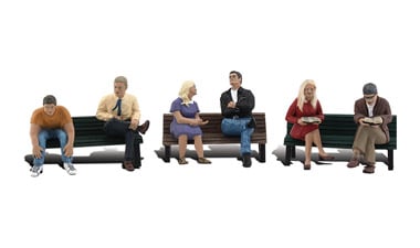Woodland Scenics A2129 People Sitting N Woou2129 for sale online 