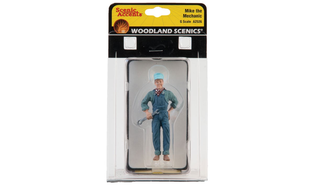 Woodland Scenics A2526 Mike The Mechanic G Scale Figurine for sale online 