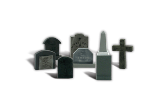 Tombstones - G Scale - G Scale - Woodland Scenics - Model Layouts ...