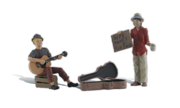 Begging For Bucks - G Scale - Brothers Billy Dean and Bobby sing for their supper