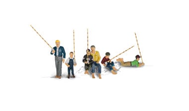 NEW A2755 Woodland Scenics SCENIC ACCENTS #2755 O Scale CANOERS 