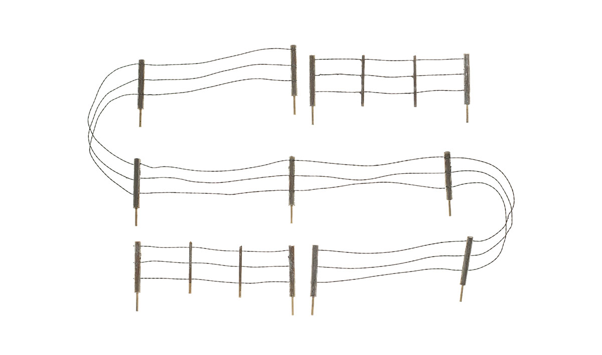 Barbed Wire Fence - HO Scale