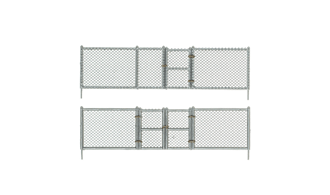 thumbnail image 2 of MTS LLC N Scale Chain Link Fencing - Painted & Pre-Assembled For Model Layouts 1/160 2 of 6