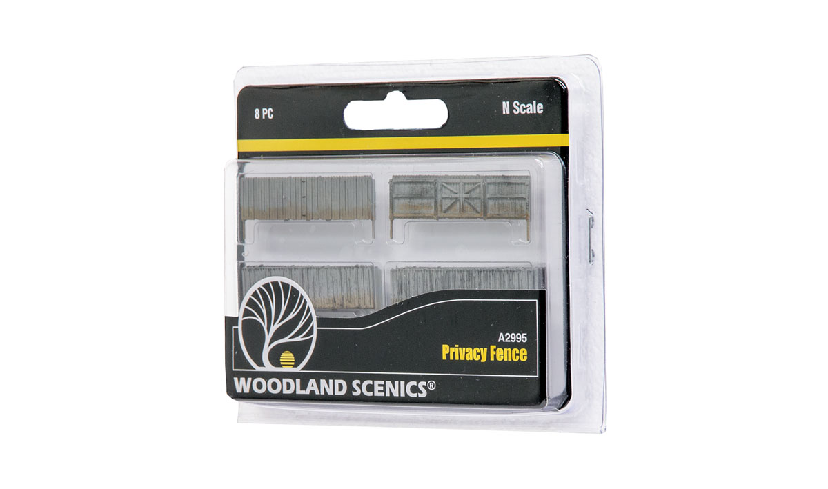 Privacy Fence - N Scale - Add character to any scene with hand-painted and authentically weathered N scale Privacy Fence