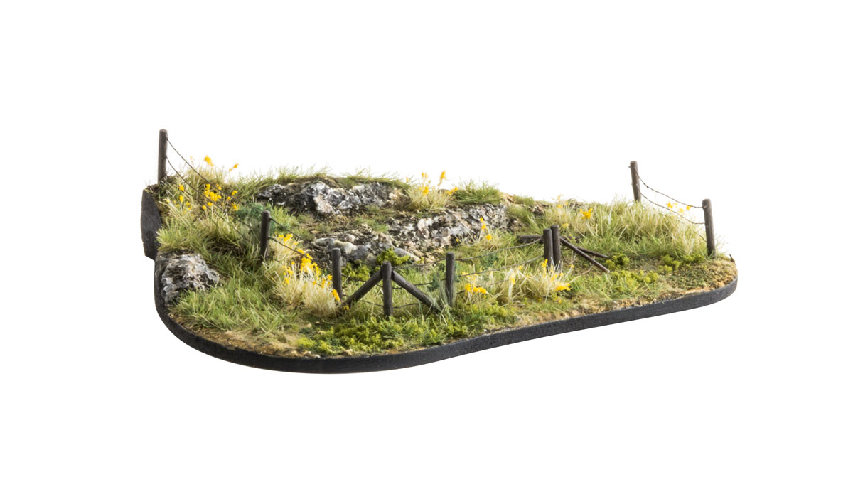 Barbed Wire Fence - O Scale