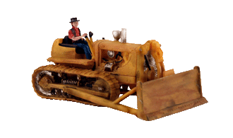 Dewie's Dozer - HO Scale - Woodland Scenics
